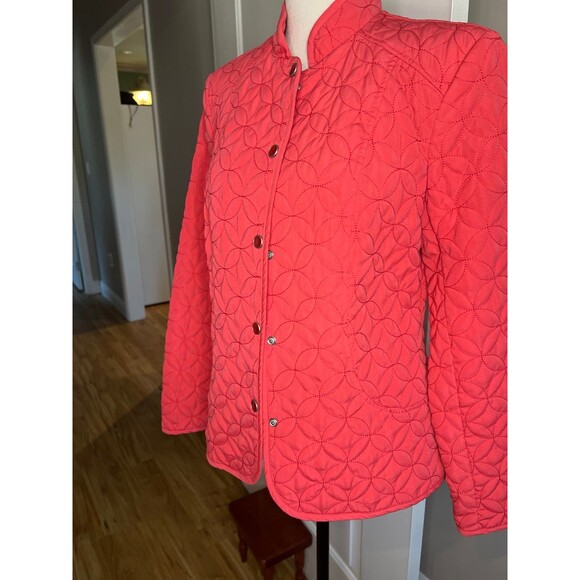 RQT Womens Quilted Riding Jacket Size Small Peach Jacket - Picture 4 of 6